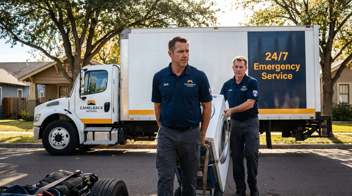 CamelBack Moving crew loading furniture in Longboat Key, FL