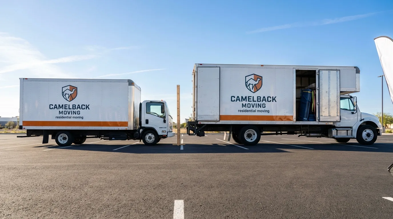 Moving truck size capacity guide in Longboat Key